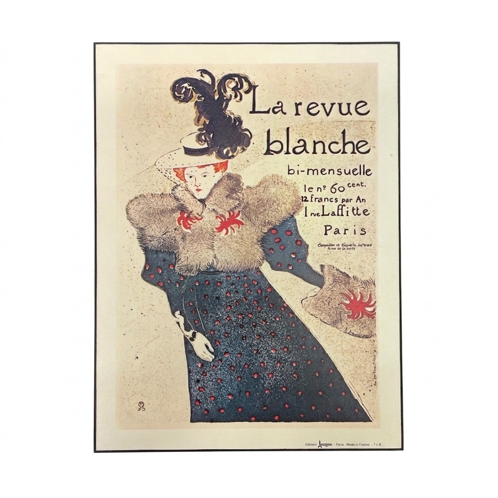 TOULOUSE-LAUTREC La Revue Blanche Paris 1895 Art Print Editions Arterriere